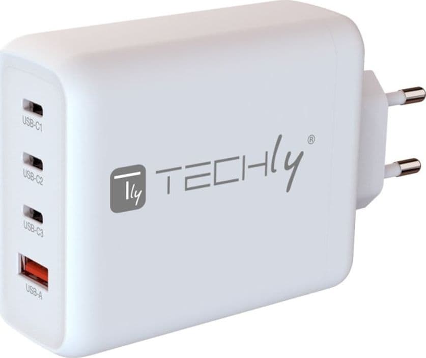 Caricatore Alimentatore GaN 3 porte USB-C&trade e 1 USB-A da Muro 140W in Caricabatterie da muro Scontolo.net - Potenza, commercioVirtuoso.it