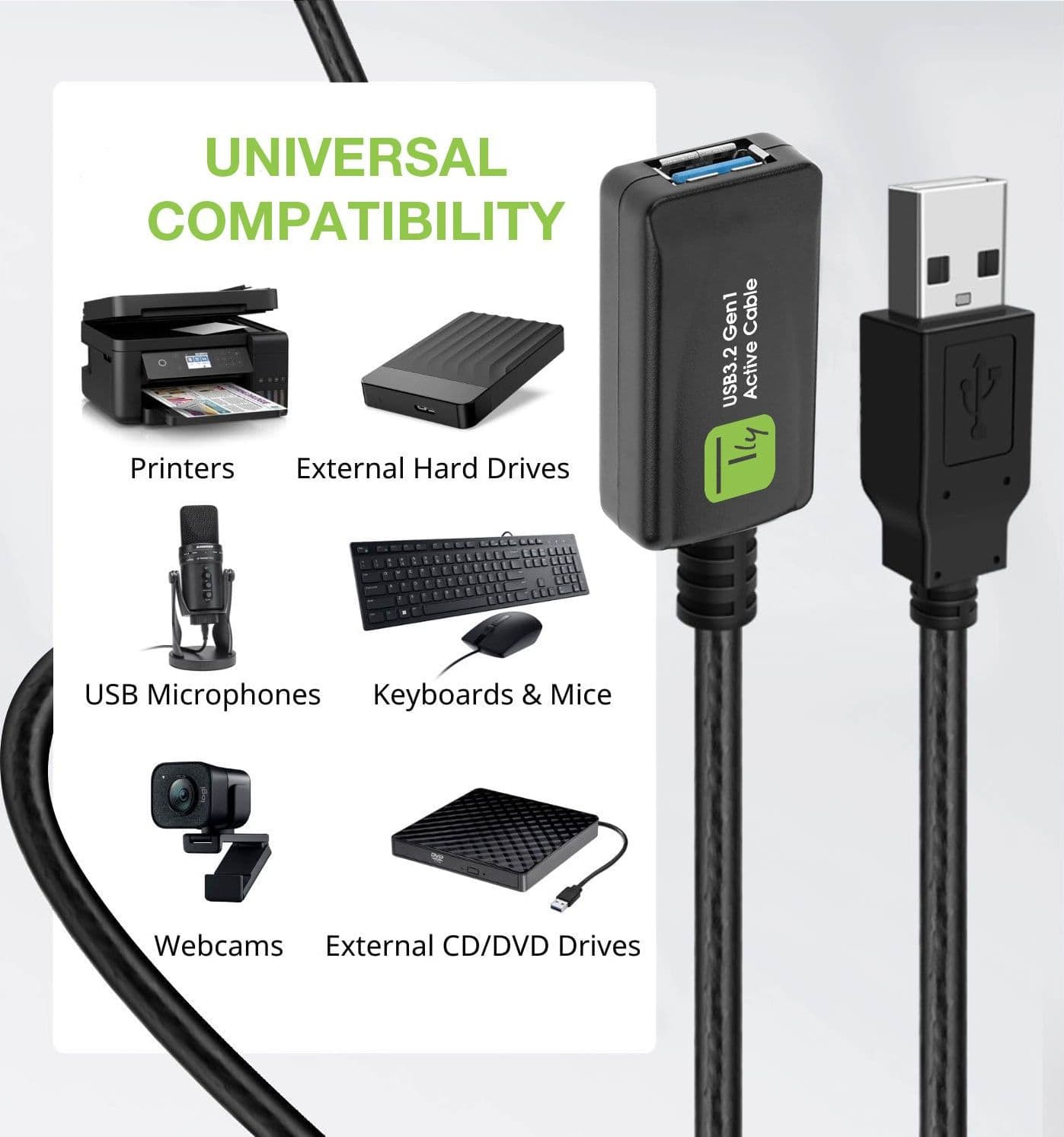 Cavo Prolunga Attivo USB3.2 SuperSpeed+ Estensore di Segnale 5m Nero in  Scontolo.net - Potenza, commercioVirtuoso.it