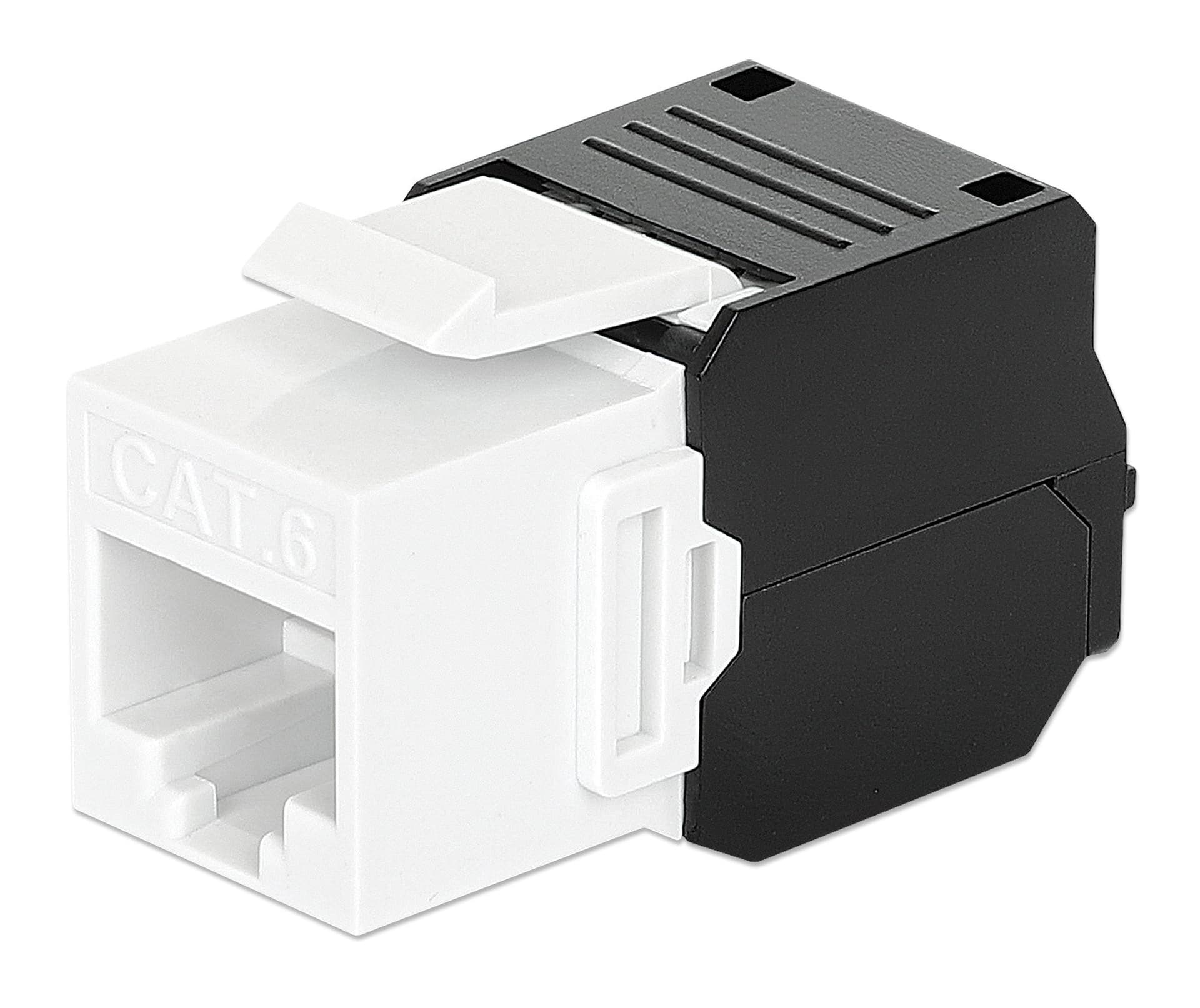 Frutto Keystone RJ45 Cat.6 UTP Tool-Free Bianco Nero in Cavi Ethernet Scontolo.net - Potenza, commercioVirtuoso.it