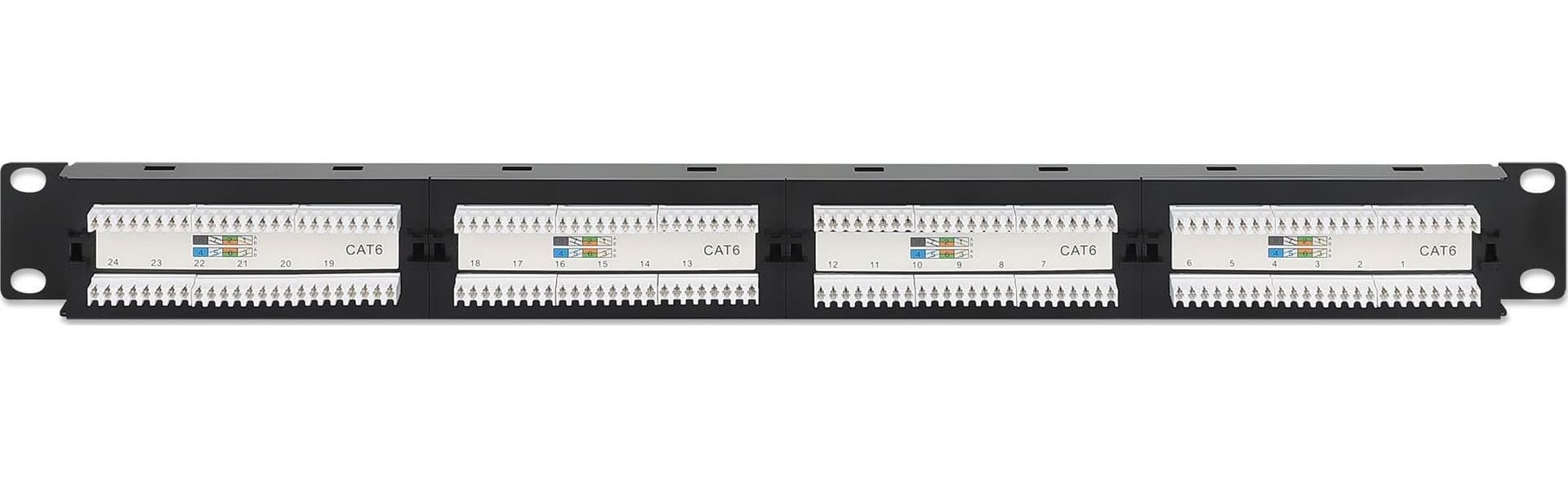 Pannello Patch UTP 24 Posti RJ45 Cat.6 con Barra Gestione Cavi in Cavi Ethernet Scontolo.net - Potenza, commercioVirtuoso.it