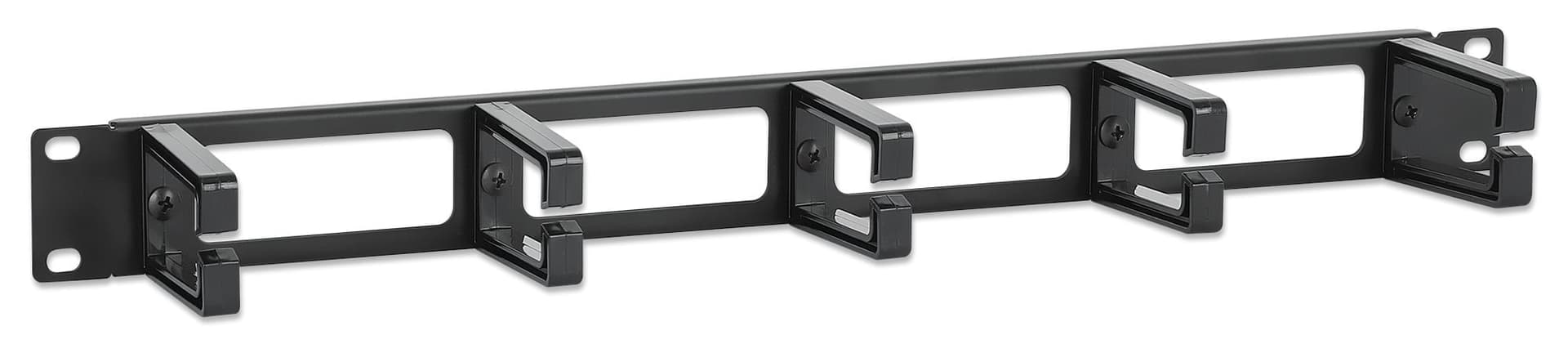 Pannello Passacavi 19'' 5 Anelli in Plastica 1U Nero in Guaine per cavi Scontolo.net - Potenza, commercioVirtuoso.it