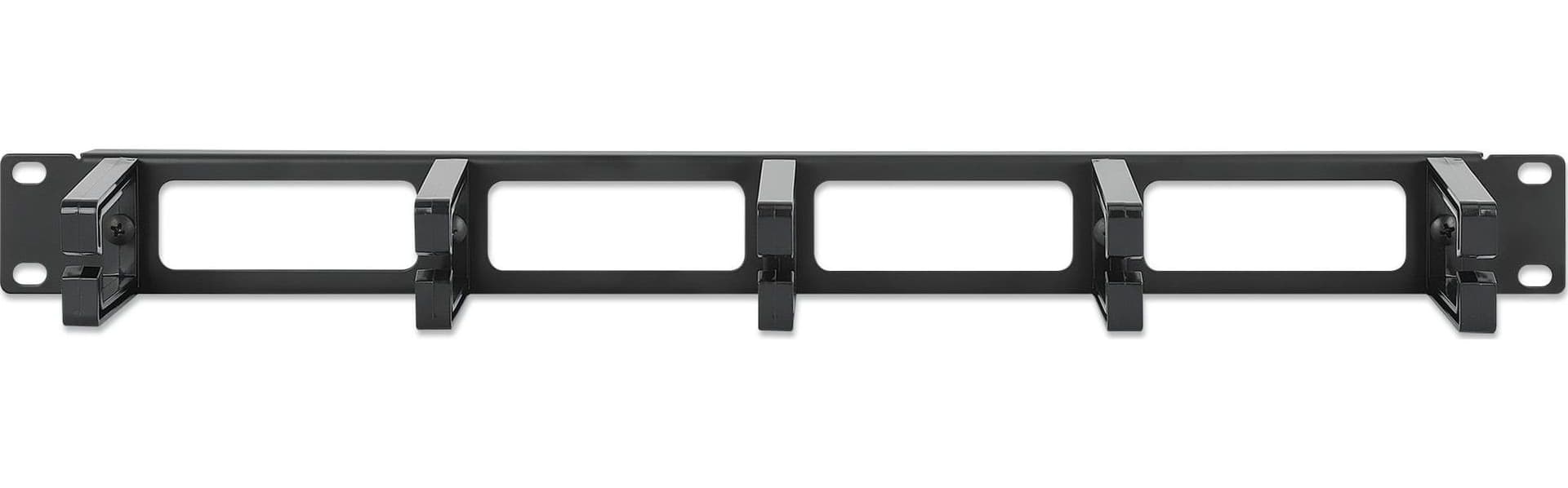 Pannello Passacavi 19'' 5 Anelli in Plastica 1U Nero in Guaine per cavi Scontolo.net - Potenza, commercioVirtuoso.it