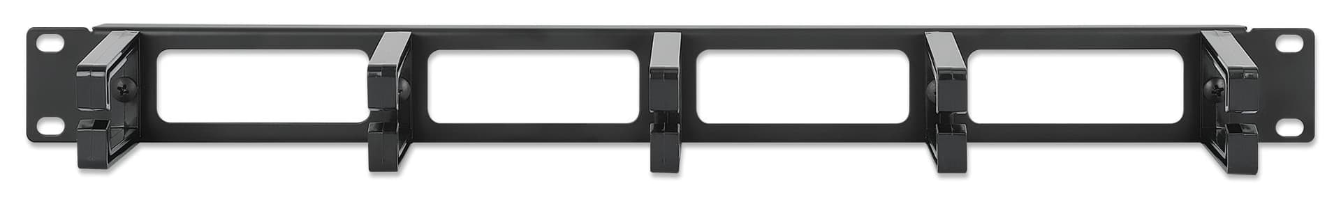 Pannello Passacavi 19'' 5 Anelli in Plastica 1U Nero in Guaine per cavi Scontolo.net - Potenza, commercioVirtuoso.it