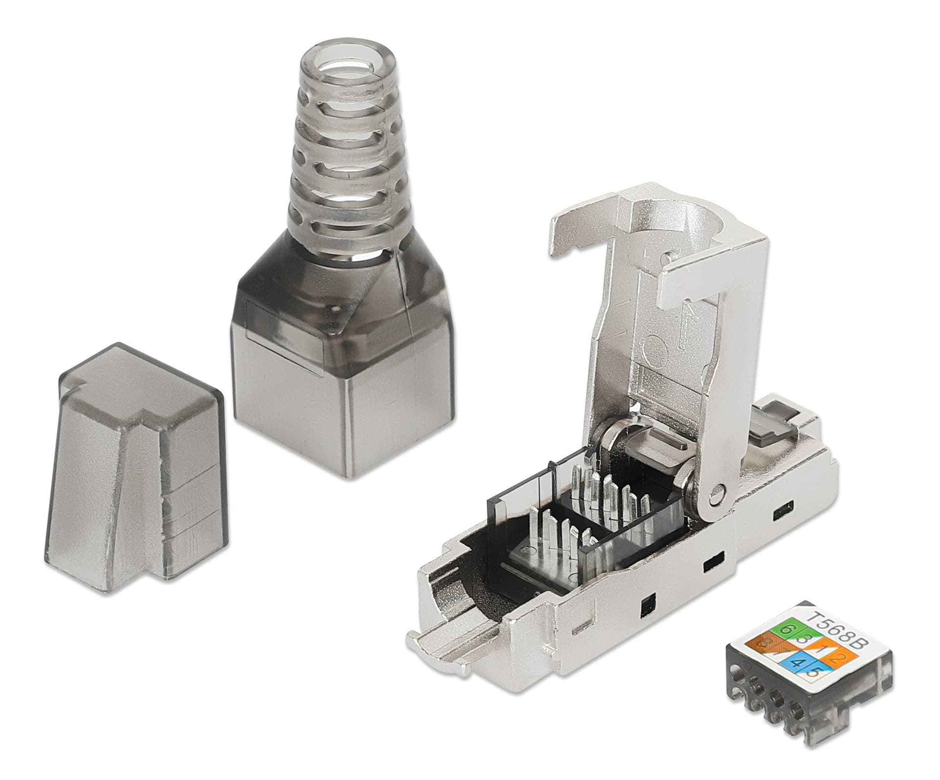 Connettore Plug RJ45 8P8C Cat.6A Schermato STP in Cavi Ethernet Scontolo.net - Potenza, commercioVirtuoso.it