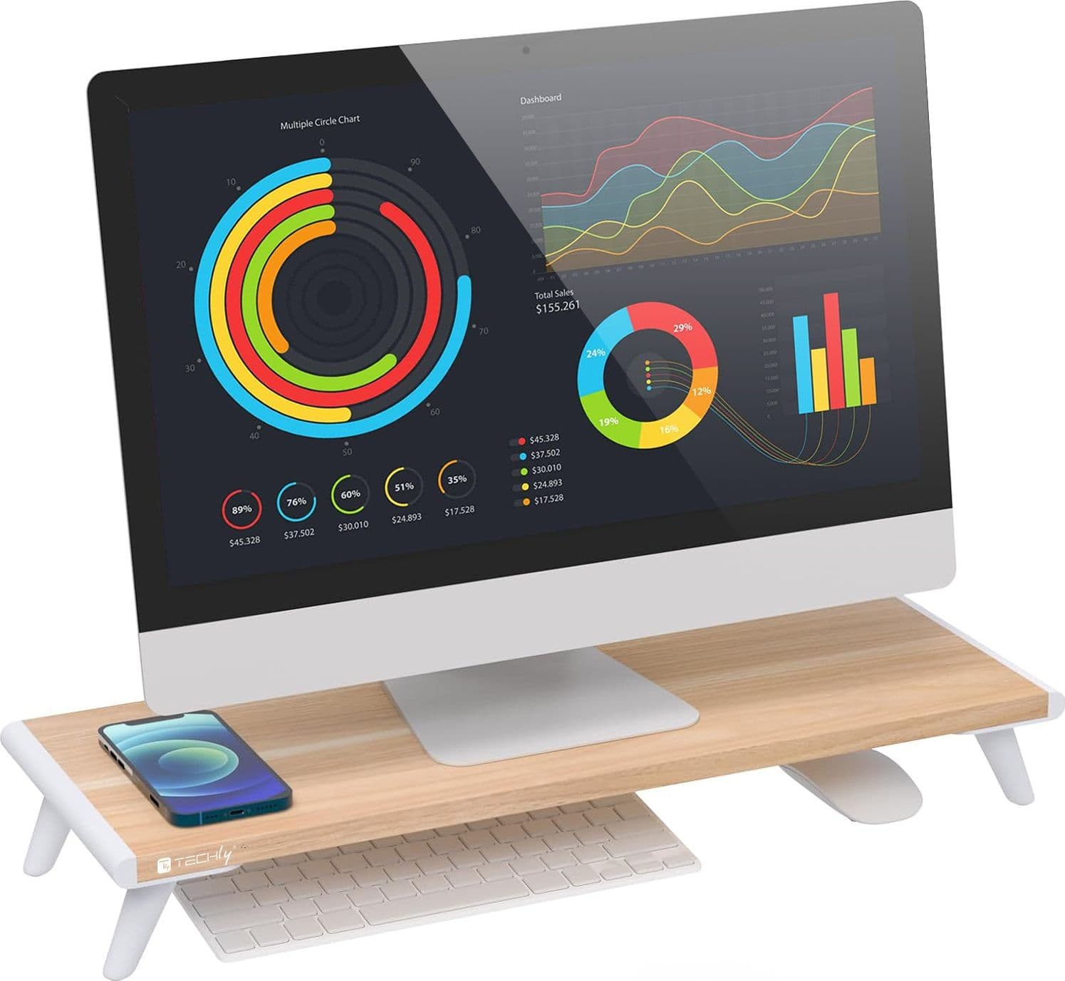 Supporto per Monitor Universale ed Ergonomico in Supporti Scontolo.net - Potenza, commercioVirtuoso.it