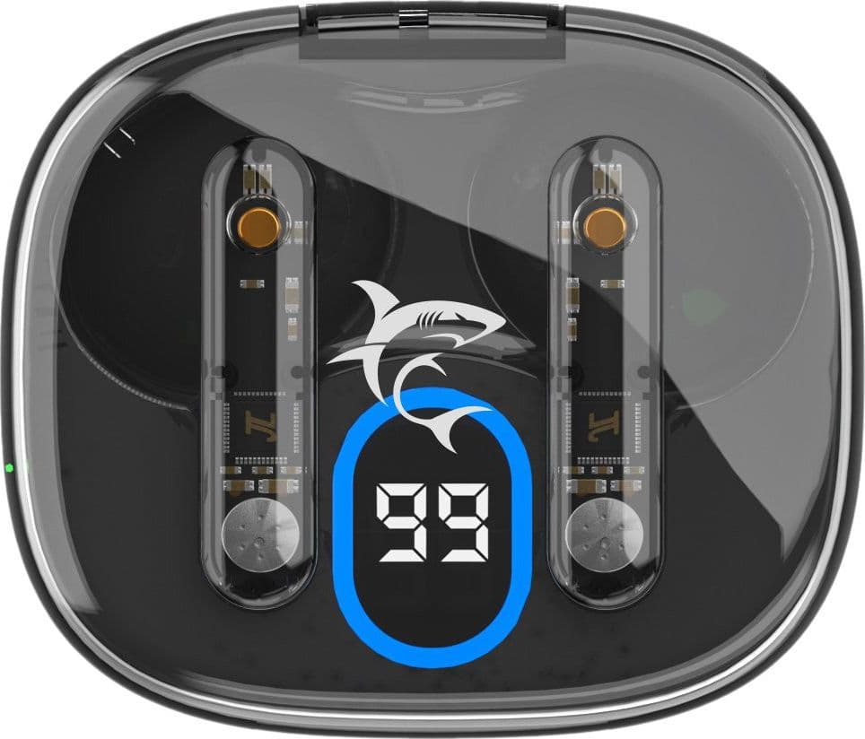 Auricolari Wireless Bluetooth v5.3 Custodia di Ricarica con Display Nero in Cuffie In-Ear Scontolo.net - Potenza, commercioVirtuoso.it