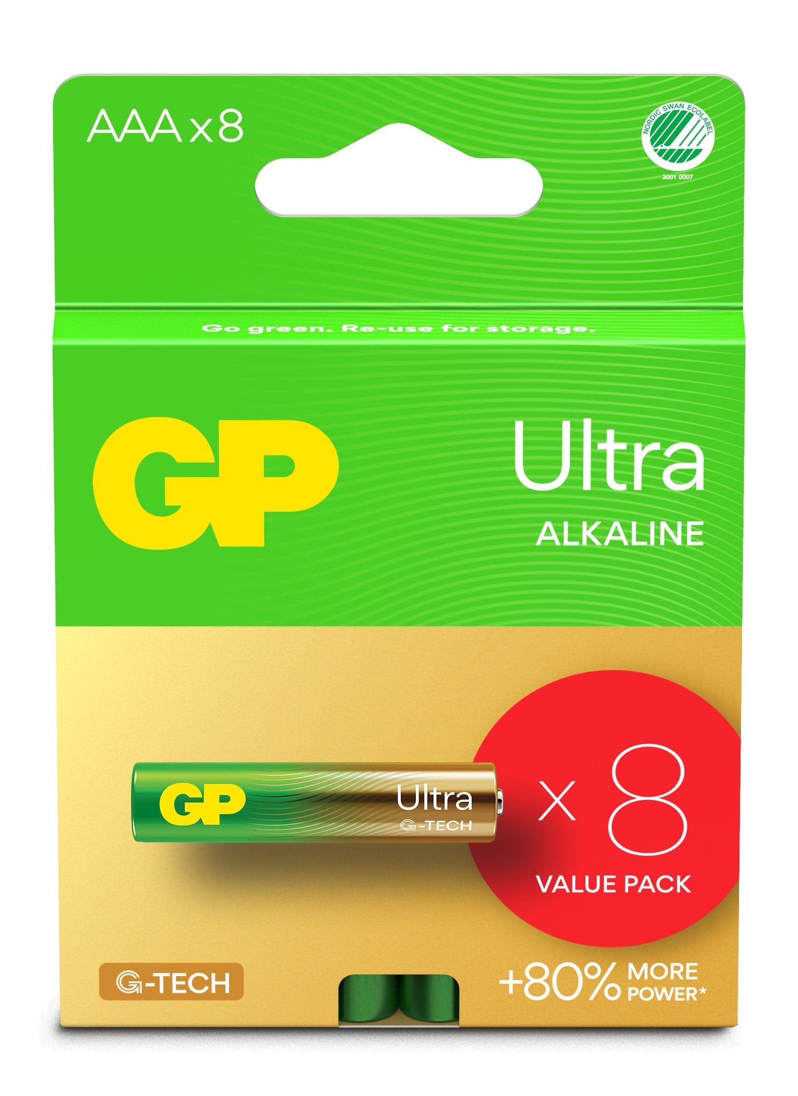 Confezione 8 Batterie GP Ultra Alcaline MiniStilo AAA 24AU/LR03 in Pile monouso Scontolo.net - Potenza, commercioVirtuoso.it