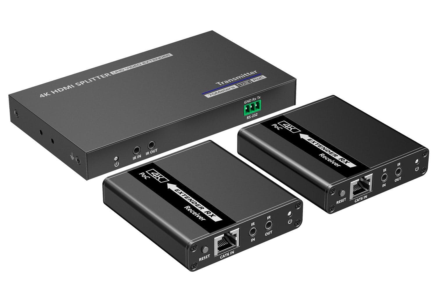 Extender Splitter HDMI 2 vie su Cavo di Rete 70 metri PoC in Cavi HDMI Scontolo.net - Potenza, commercioVirtuoso.it