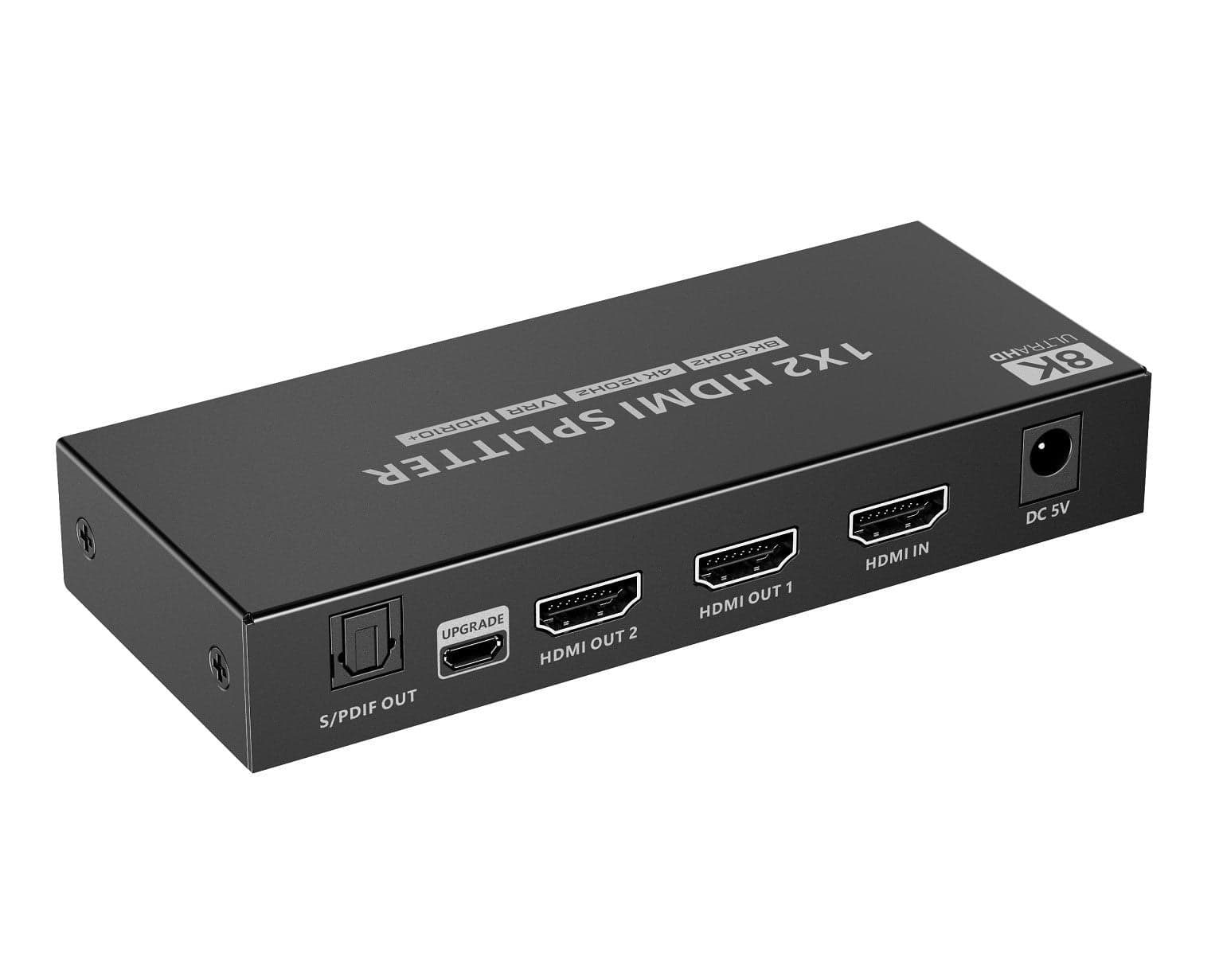 Splitter HDMI 8K UHD 3D 60Hz 2 vie CEC SPDIF Ottico in Convertitori D-A Scontolo.net - Potenza, commercioVirtuoso.it