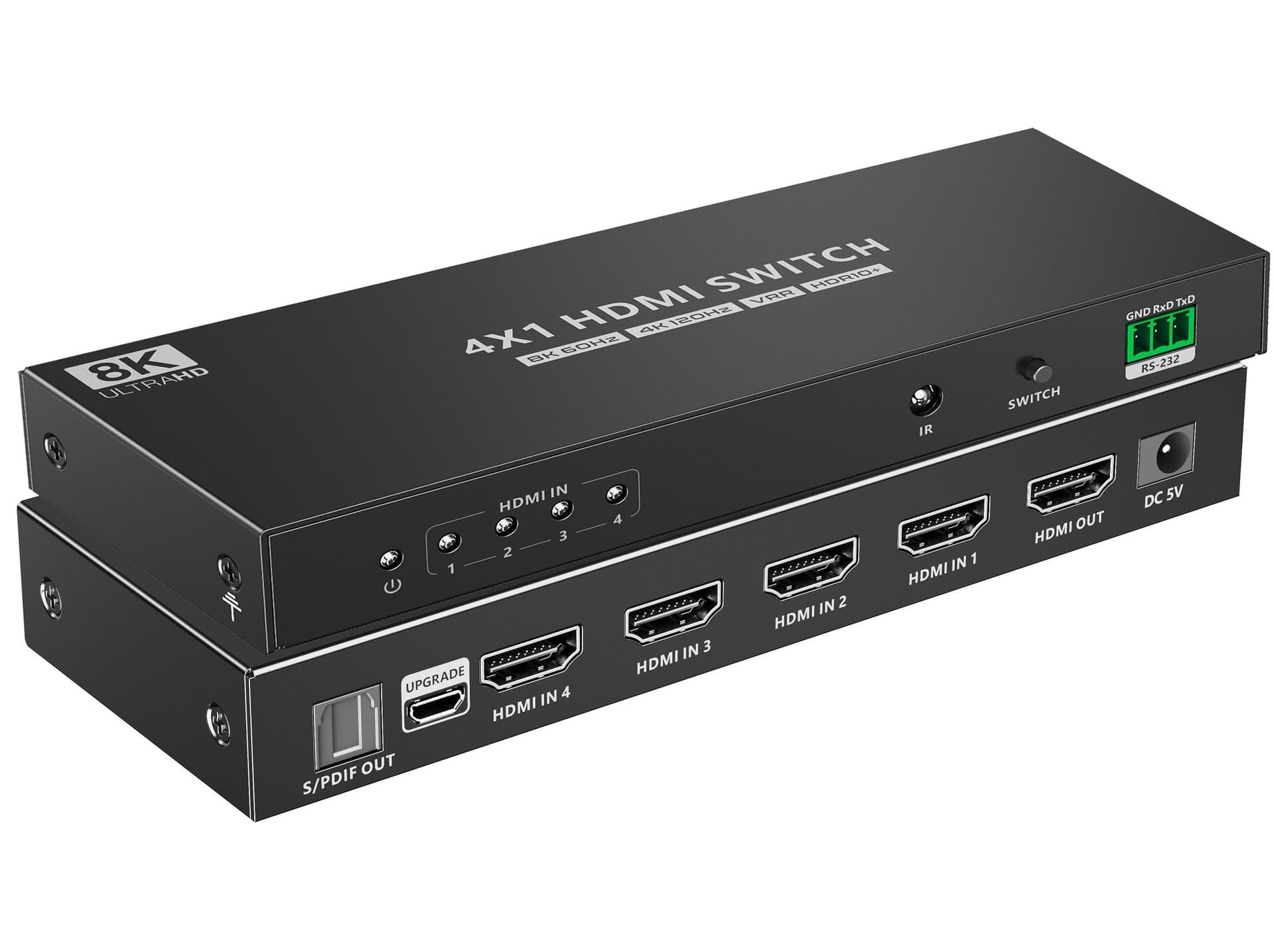 Switch 4x1 HDMI 2.1 8K 3D con SPDIF Ottico in Selettori audio-video Scontolo.net - Potenza, commercioVirtuoso.it