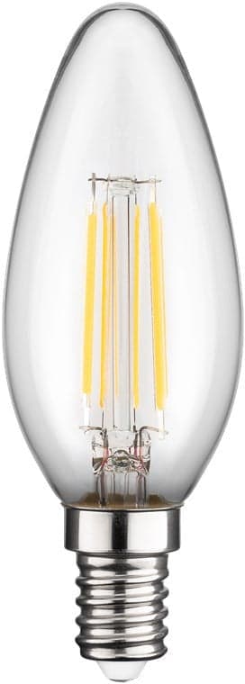 Lampadina LED Candela E14 Bianco Caldo 4W Filamento Classe E in Lampadine a LED Scontolo.net - Potenza, commercioVirtuoso.it