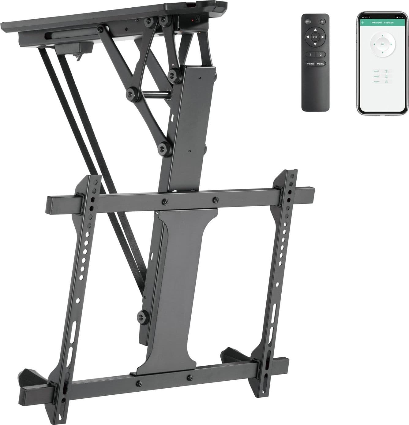 Supporto TV da Soffitto Inclinabile Motorizzato Integrazione Smart Home per TV da 32 a 70'' in Supporti da parete e da soffitto Scontolo.net - Potenza, commercioVirtuoso.it