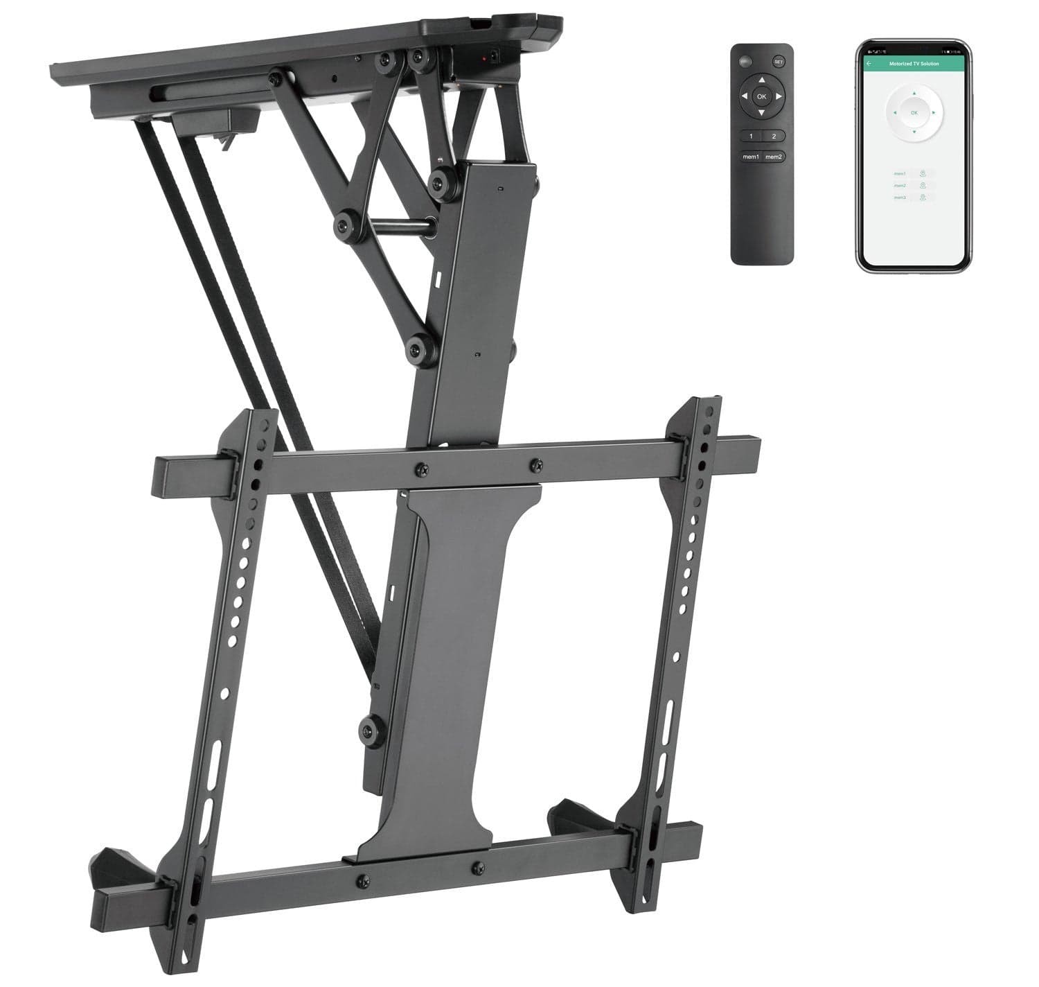 Supporto TV da Soffitto Inclinabile Motorizzato Integrazione Smart Home per TV da 32 a 70'' in Supporti da parete e da soffitto Scontolo.net - Potenza, commercioVirtuoso.it