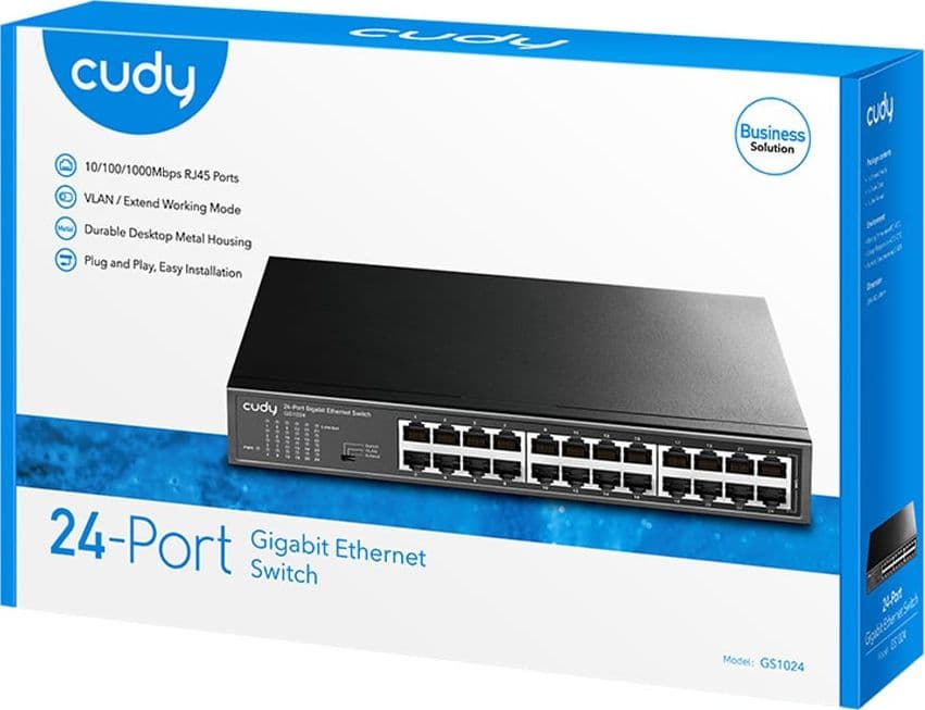 Switch Gigabit Ethernet a 24 Porte, GS1024