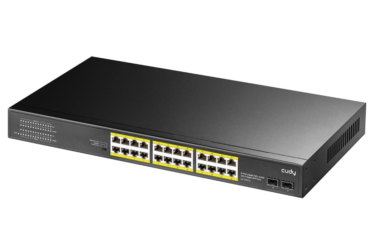 Switch Gigabit PoE+ 24 Porte con 2 porte Gigabit SFP, GS1028PS2 in  Scontolo.net - Potenza, commercioVirtuoso.it