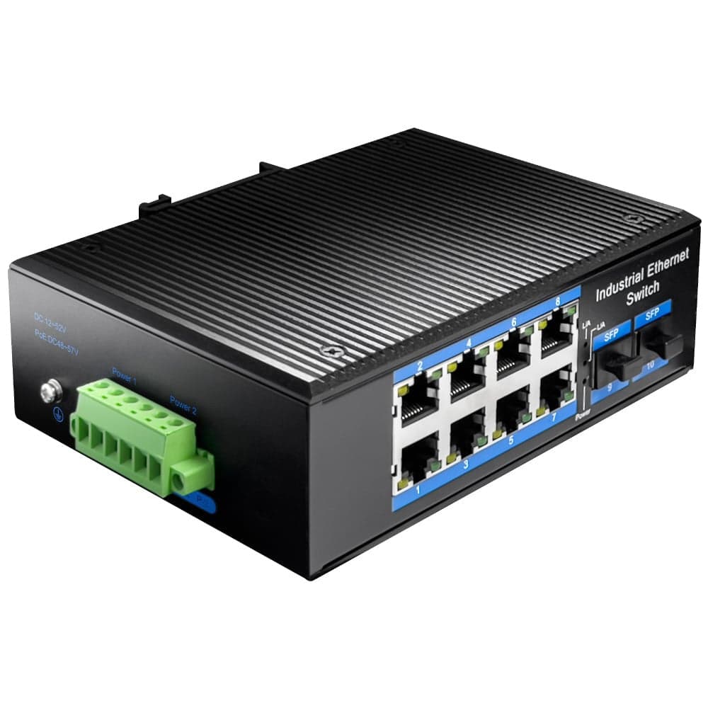 Switch Industriale Gigabit 8 Porte con 2 slot SFP, IG1008S2 in  Scontolo.net - Potenza, commercioVirtuoso.it