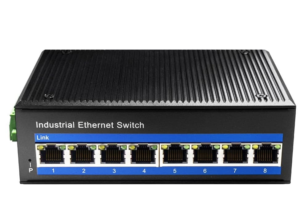 Switch Industriale Gigabit 8 Porte, IG1008 in  Scontolo.net - Potenza, commercioVirtuoso.it