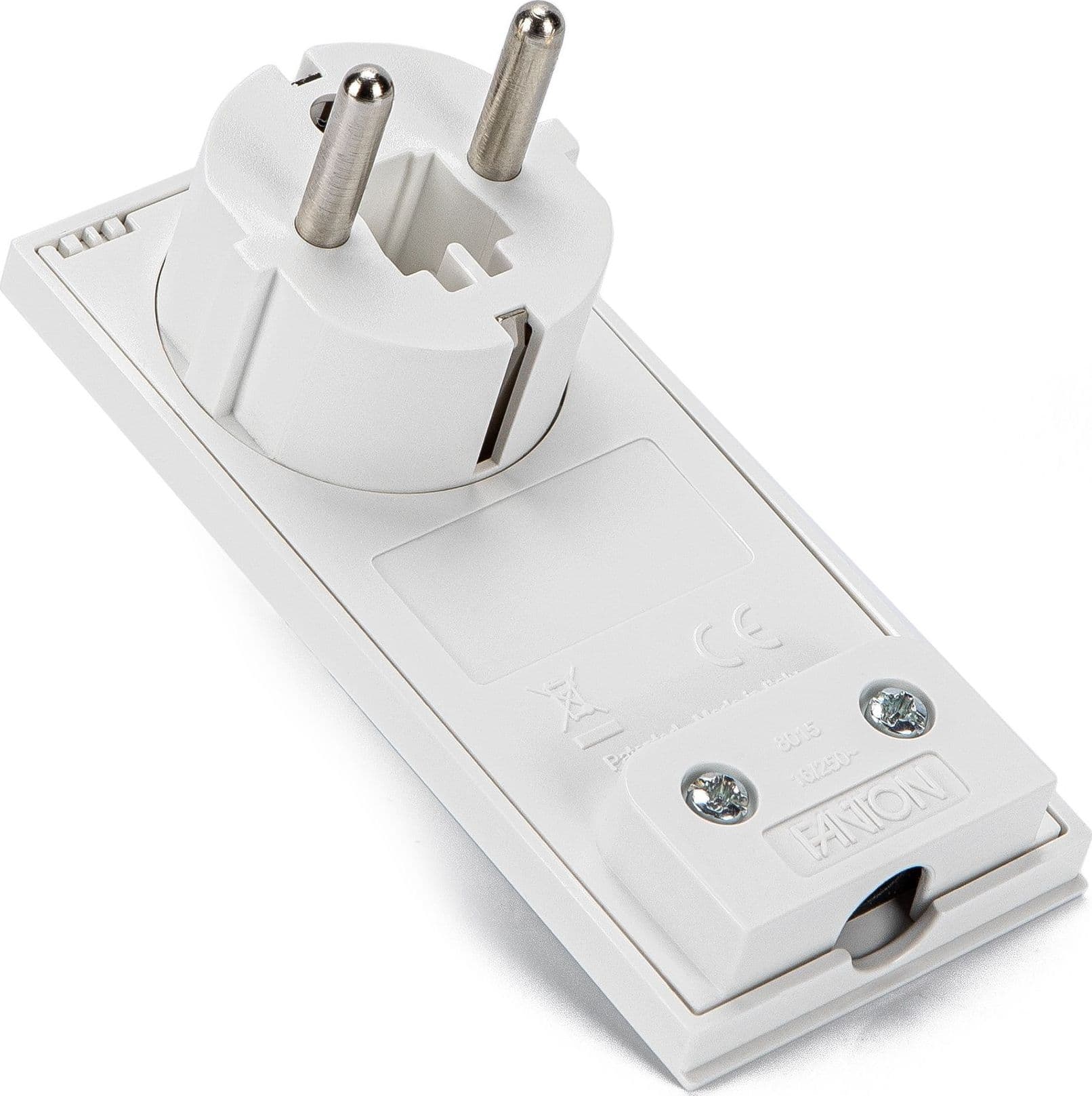 Spina Schuko 16A 2P+T Salvaspazio Super Sottile Smontabile Angolata Bianco in Multiprese Scontolo.net - Potenza, commercioVirtuoso.it