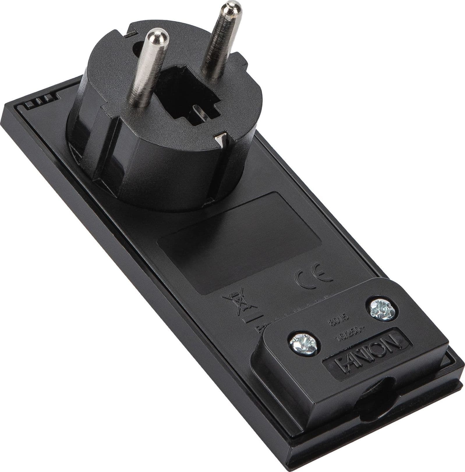 Spina Schuko 16A 2P+T Salvaspazio Super Sottile Smontabile Angolata Nero in Spine elettriche di corrente alterna Scontolo.net - Potenza, commercioVirtuoso.it