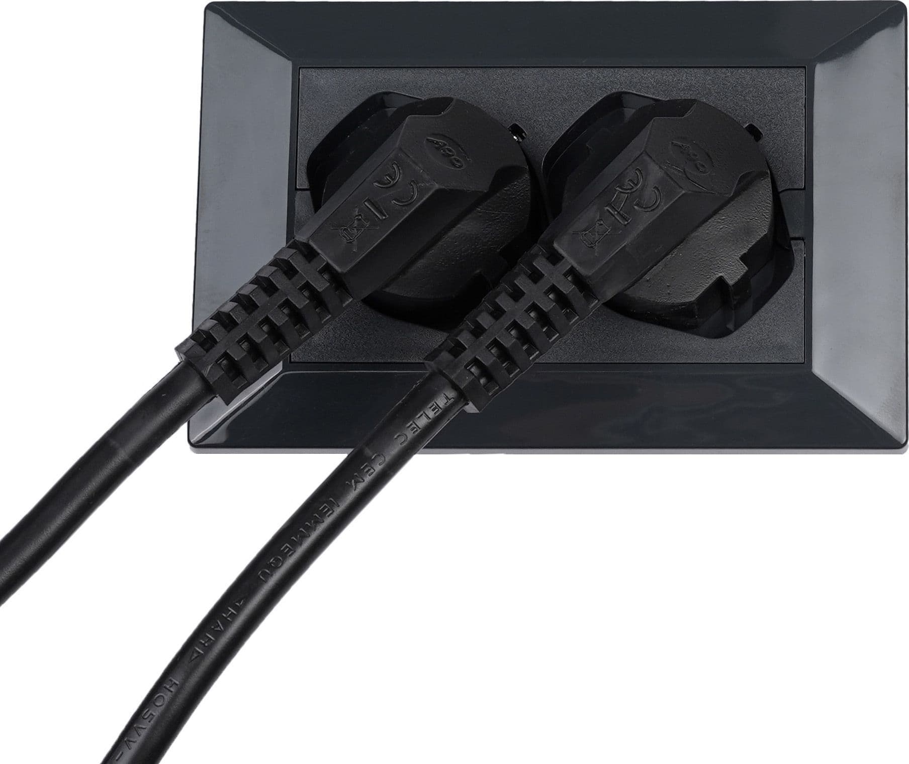 Multipresa Universale da Incasso con Doppia Presa Bipasso Italiana Schuko Nero in Multiprese Scontolo.net - Potenza, commercioVirtuoso.it