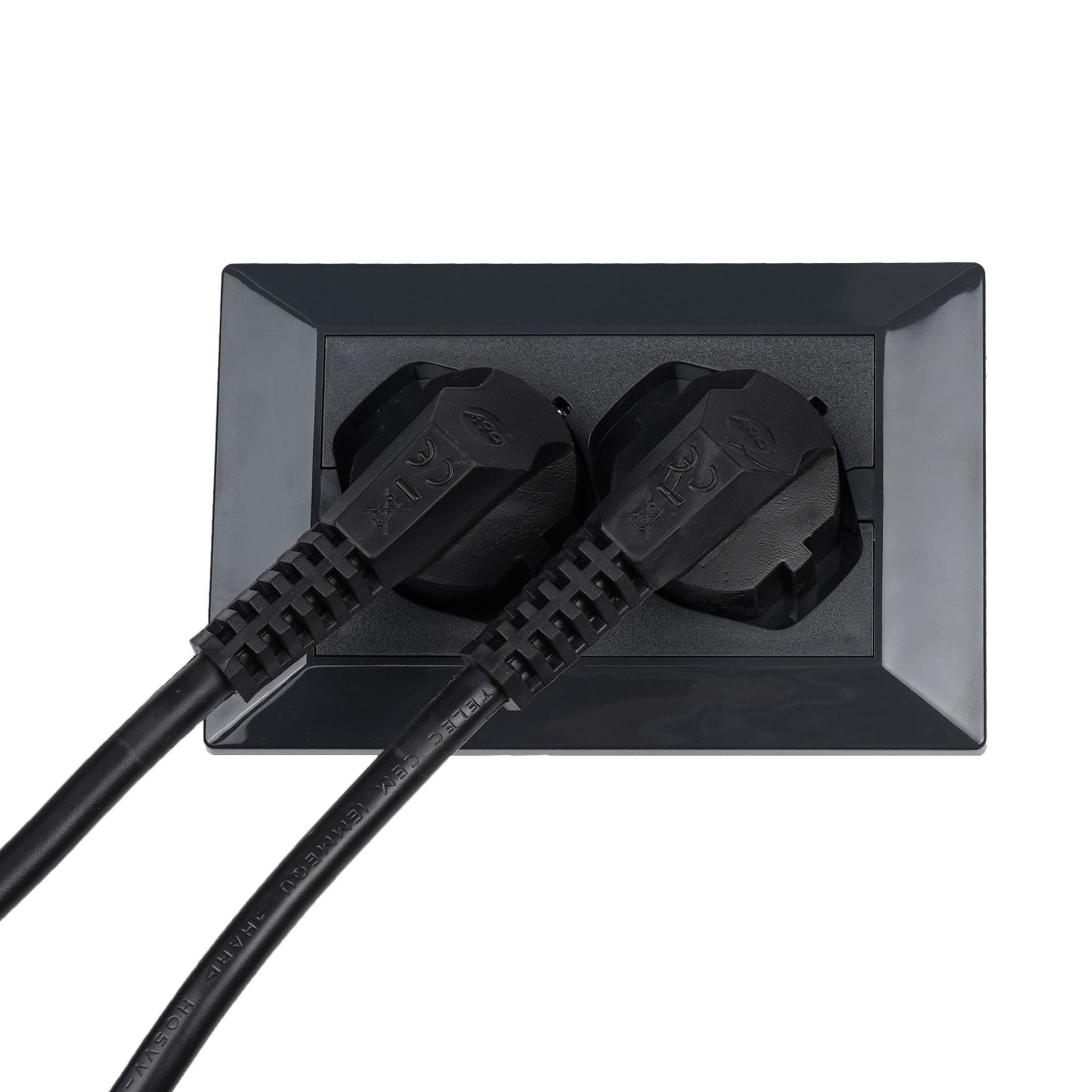 Multipresa Universale da Incasso con Doppia Presa Bipasso Italiana Schuko Nero in Multiprese Scontolo.net - Potenza, commercioVirtuoso.it