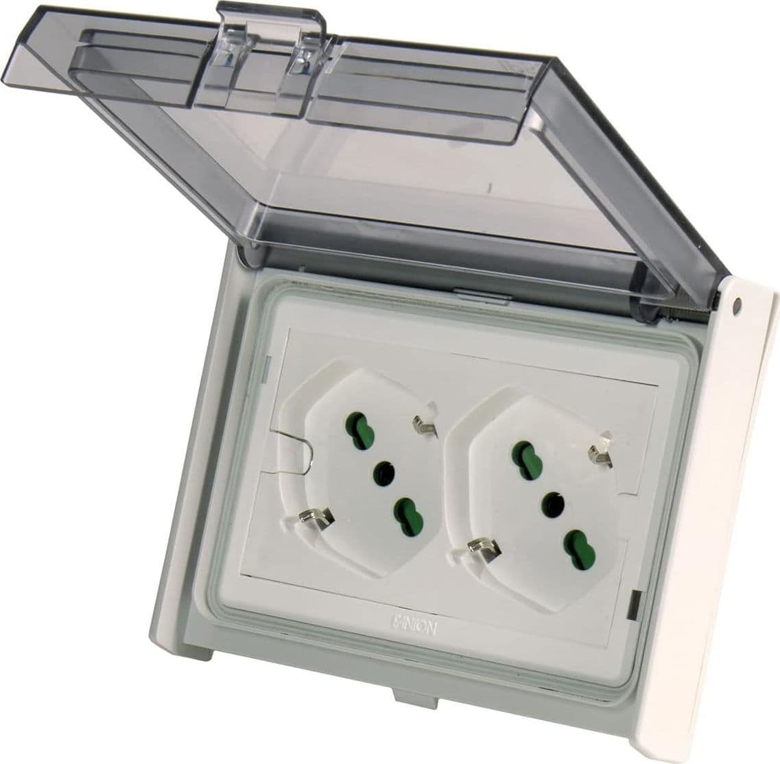 Multipresa Universale IP55 da Incasso con Doppia Presa Bipasso Italiana Schuko Precablata in Multiprese Scontolo.net - Potenza, commercioVirtuoso.it