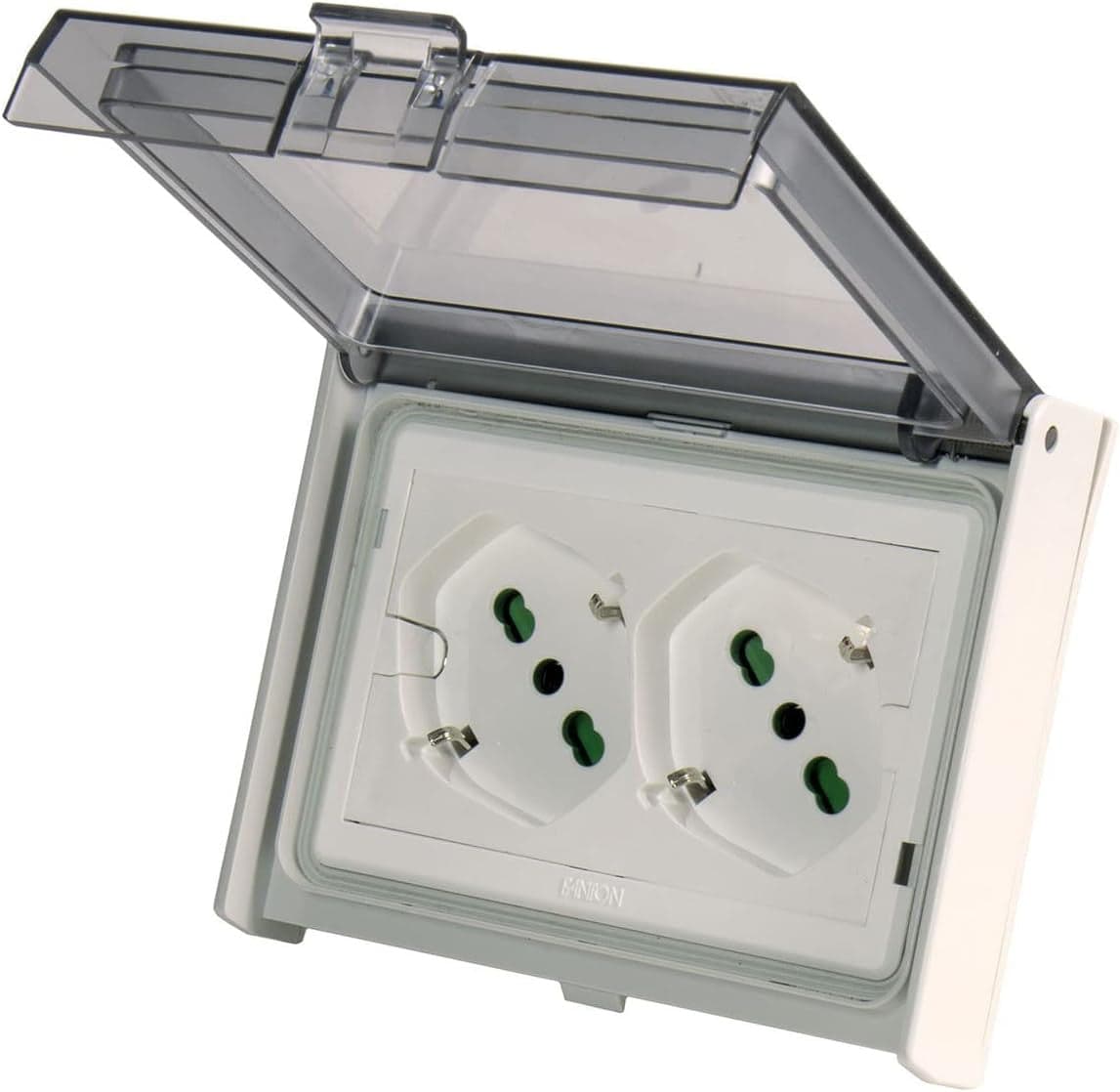 Multipresa Universale IP55 da Incasso con Doppia Presa Bipasso Italiana Schuko Precablata in Multiprese Scontolo.net - Potenza, commercioVirtuoso.it