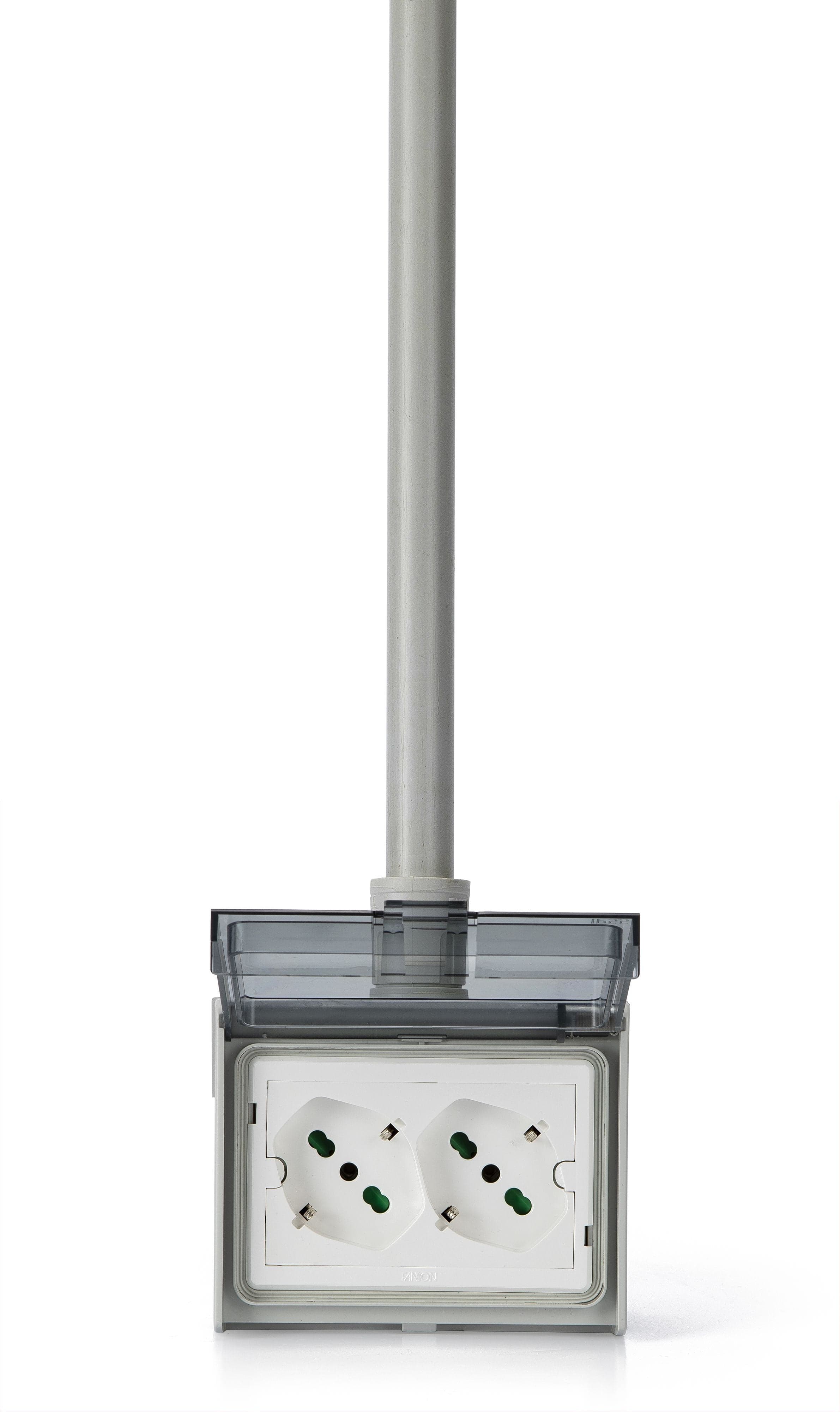 Multipresa Universale IP55 con Doppia Presa Bipasso Italiana Schuko con Scatola da Parete 3 Moduli in Prese a muro Scontolo.net - Potenza, commercioVirtuoso.it