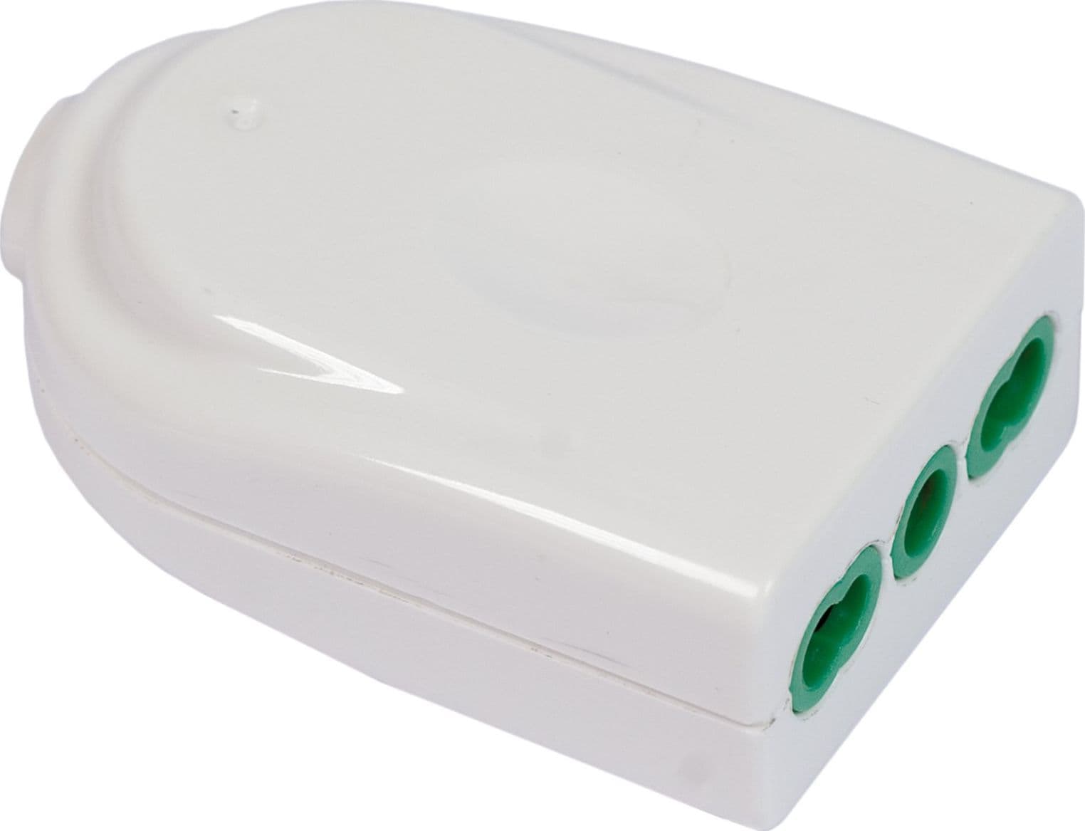 Presa Bipasso Italiana 2P+T 16A Bianco
