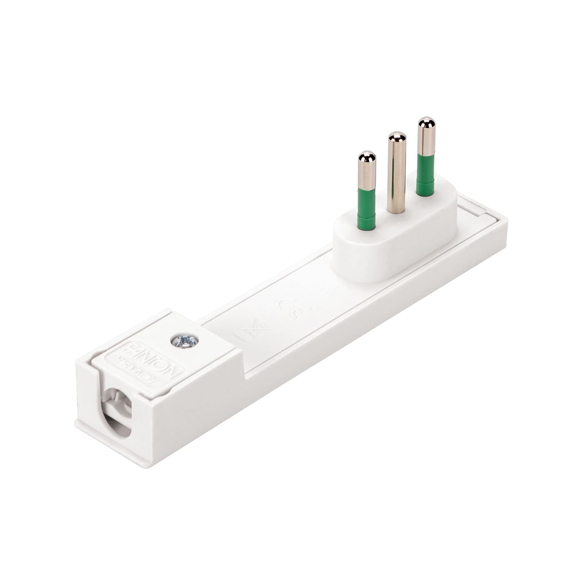Spina Italiana 10A 2P+T Salvaspazio Super Sottile Smontabile Angolata Bianco in Spine elettriche di corrente alterna Scontolo.net - Potenza, commercioVirtuoso.it