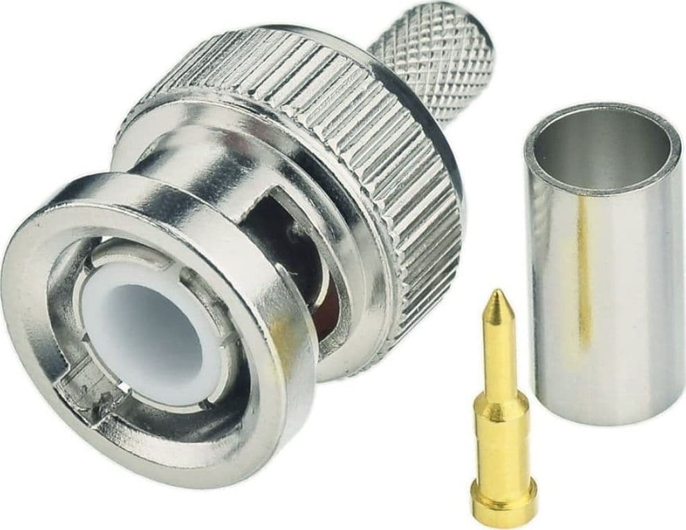 Connettore BNC Maschio a Crimpare per Cavo RG58 in Cavi coassiali Scontolo.net - Potenza, commercioVirtuoso.it