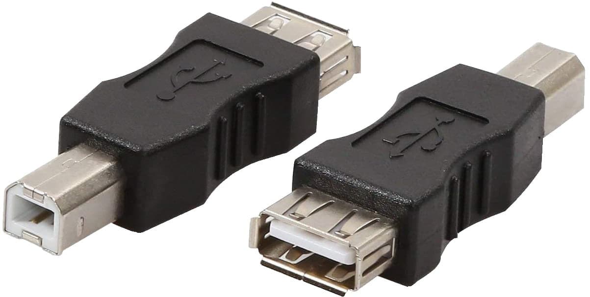 Adattatore Convertitore USB A Femmina USB B Maschio Nero in Video convertiori Scontolo.net - Potenza, commercioVirtuoso.it