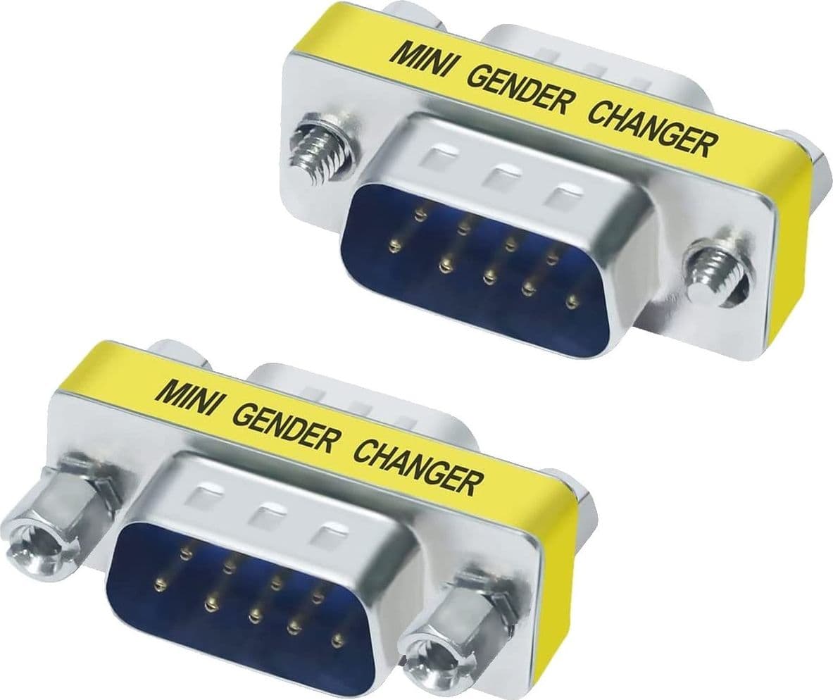 Mini Gender Changer Standard DB 9 poli M/M in Adattatori Scontolo.net - Potenza, commercioVirtuoso.it
