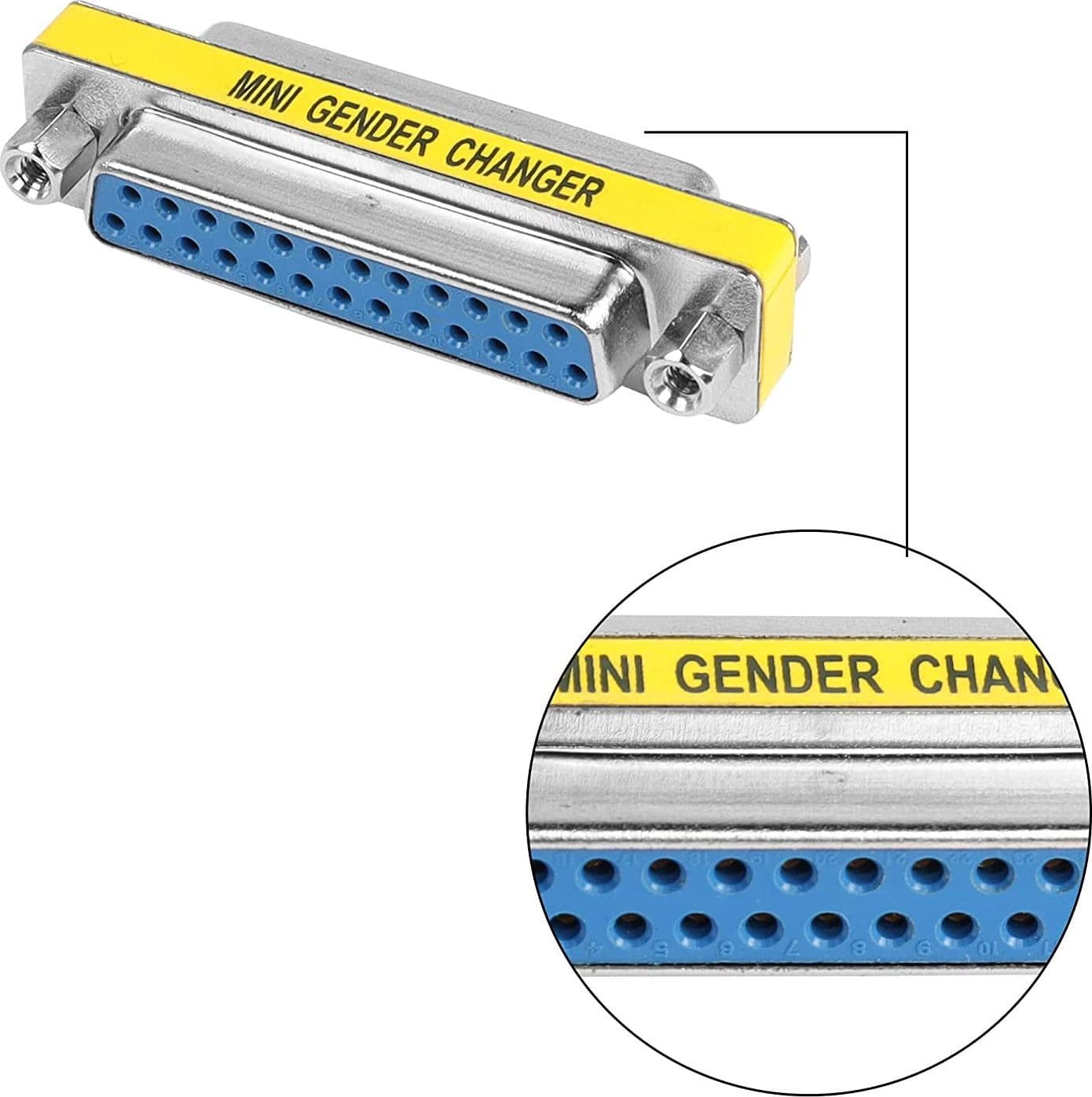 Mini Gender Changer DB25 F/F in  Scontolo.net - Potenza, commercioVirtuoso.it