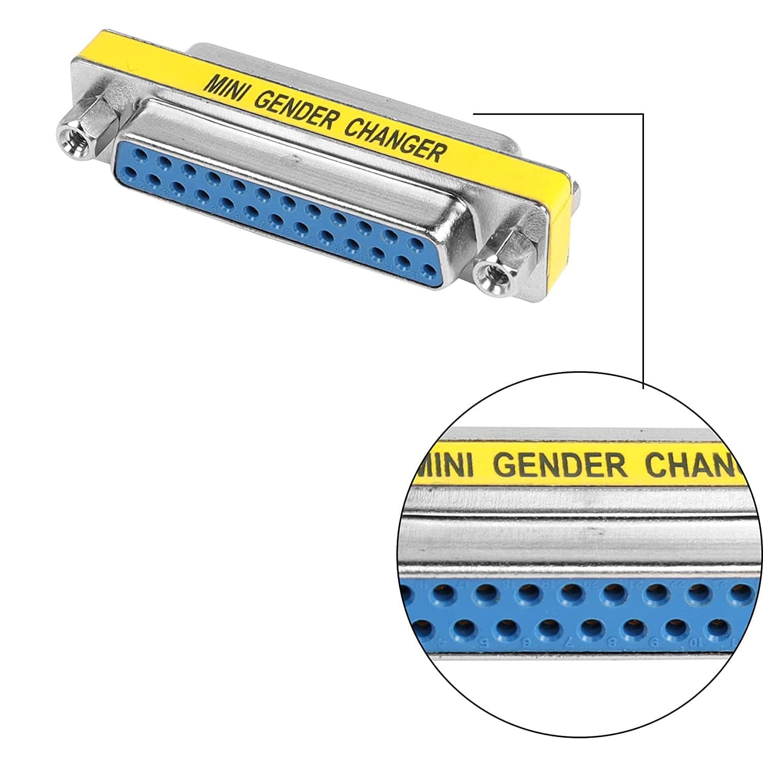Mini Gender Changer DB25 F/F in  Scontolo.net - Potenza, commercioVirtuoso.it