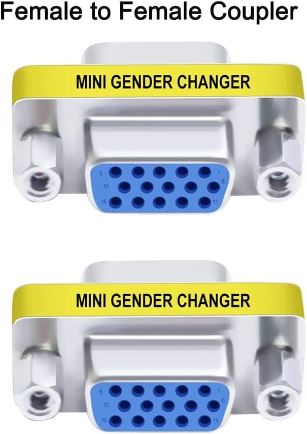 Mini Gender Changer VGA DB 15 poli HD F/F in Conettori S-Video Scontolo.net - Potenza, commercioVirtuoso.it