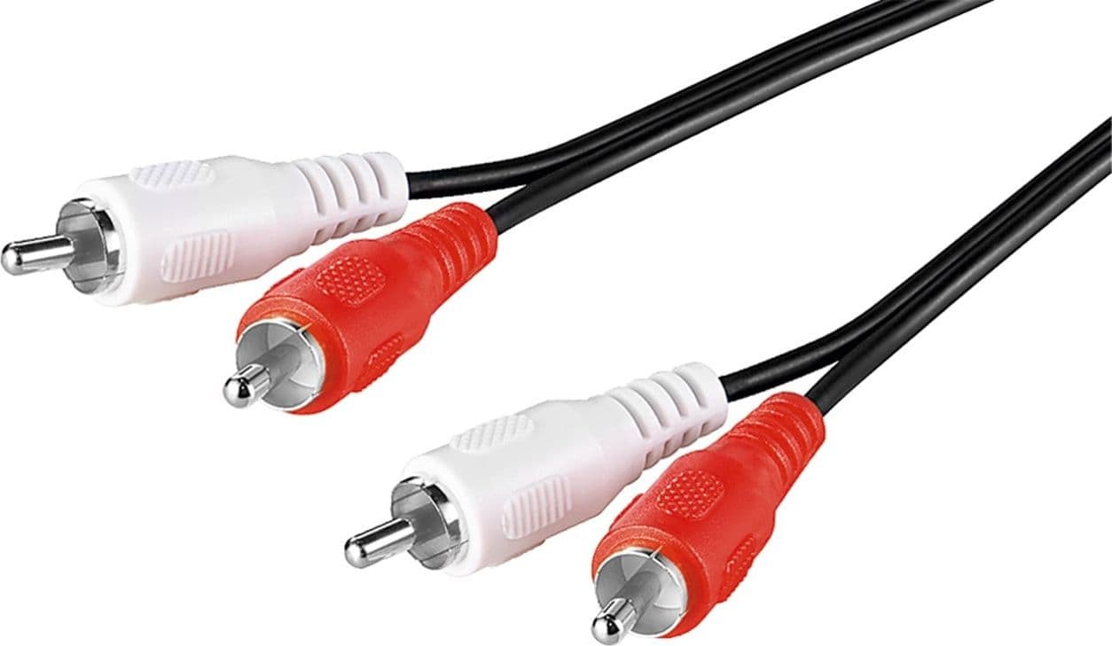 Cavo Prolunga Stereo RCA Chinch 2x RCA M/M 2,5 m in Connettori RCA Scontolo.net - Potenza, commercioVirtuoso.it
