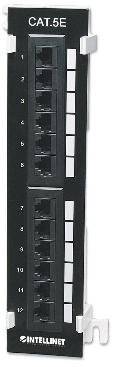 Pannello Patch 12 Porte UTP Cat5e Installazione a Muro in Cavi Ethernet Scontolo.net - Potenza, commercioVirtuoso.it