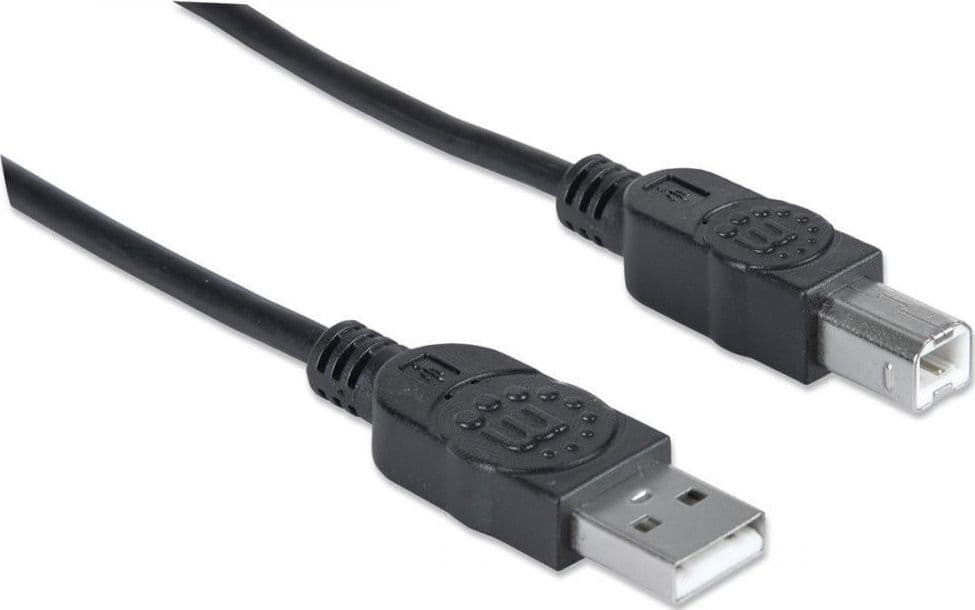 Cavo USB 2.0 A maschio/B maschio 5m Nero in  Scontolo.net - Potenza, commercioVirtuoso.it