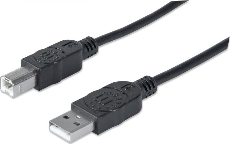 Cavo USB 2.0 A maschio/B maschio 0,5m Nero in  Scontolo.net - Potenza, commercioVirtuoso.it