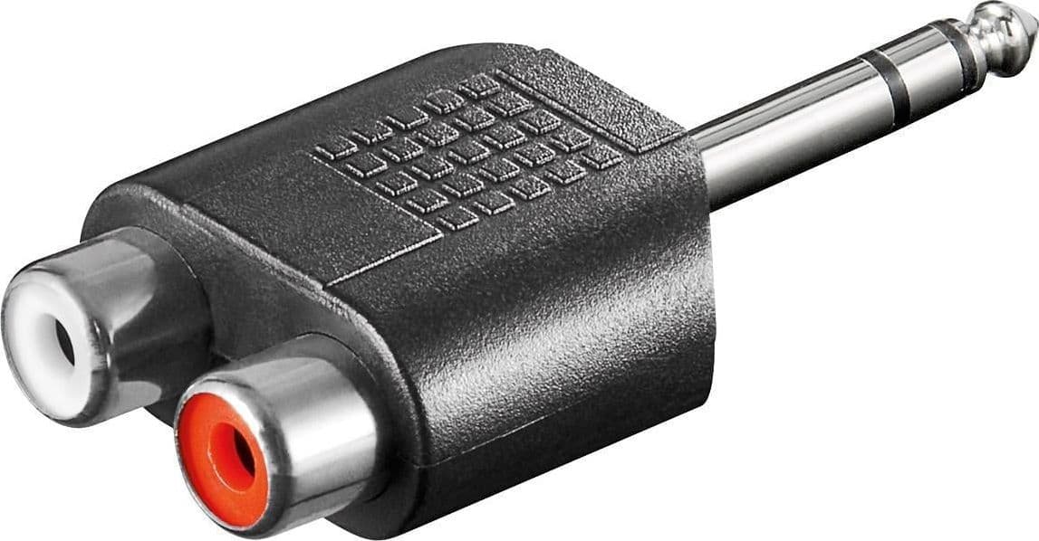 Adattatore Audio 6.3mm Maschio a 2 RCA Femmina in Connettori RCA Scontolo.net - Potenza, commercioVirtuoso.it