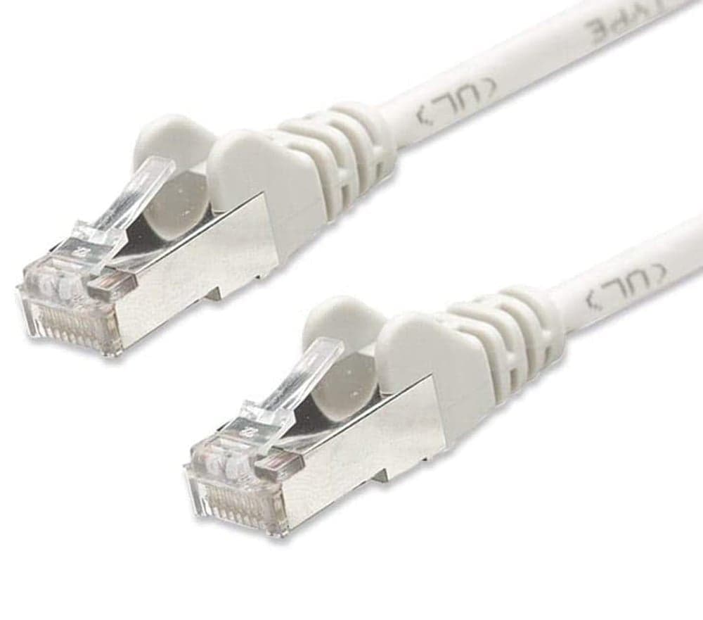 Cavo di rete Patch in Rame Schermato Cat. 5e Bianco F/UTP 3 metri in Cavi Ethernet Scontolo.net - Potenza, commercioVirtuoso.it