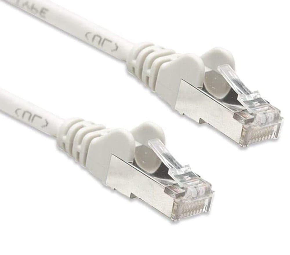 Cavo di rete Patch in Rame Schermato Cat. 5e Bianco F/UTP 3 metri in Cavi Ethernet Scontolo.net - Potenza, commercioVirtuoso.it