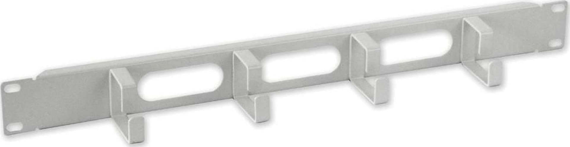Pannello Passacavi 4 Anelli Corti 3 Fori 1U Grigio in Clip fermacavi da parete Scontolo.net - Potenza, commercioVirtuoso.it