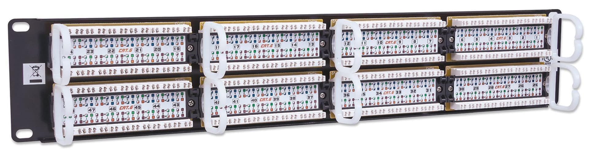 Pannello Patch UTP 48 posti RJ45 cat. 6 in Cavi Ethernet Scontolo.net - Potenza, commercioVirtuoso.it