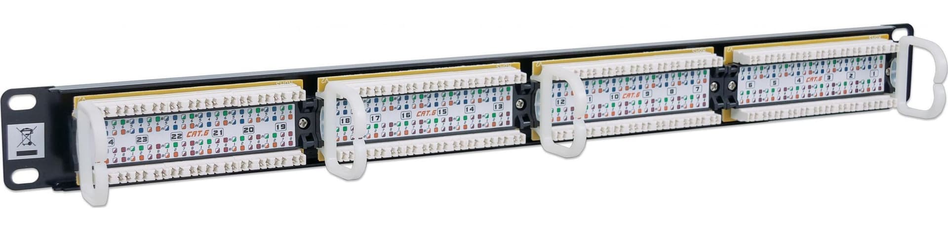 Pannello Patch UTP 24 posti RJ45 cat. 6 in Cavi Ethernet Scontolo.net - Potenza, commercioVirtuoso.it