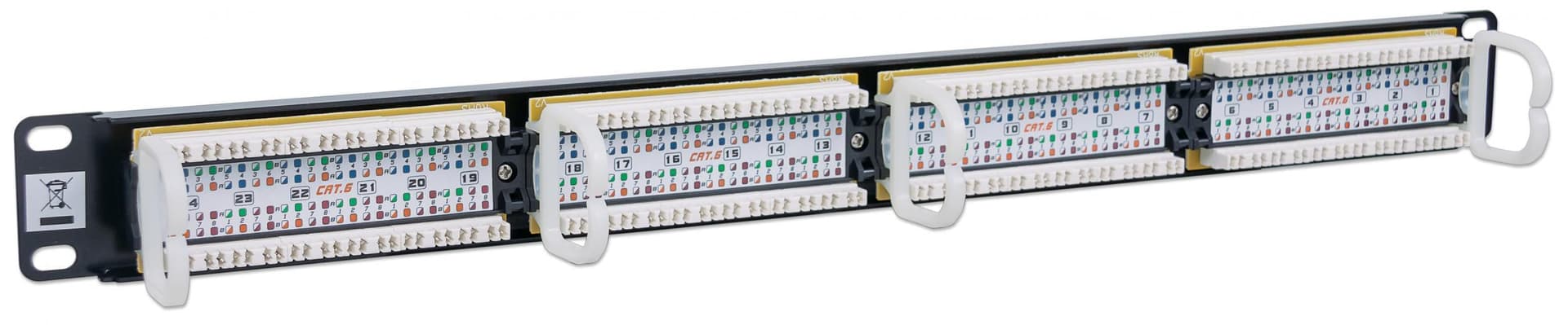 Pannello Patch UTP 24 posti RJ45 cat. 6 in Cavi Ethernet Scontolo.net - Potenza, commercioVirtuoso.it