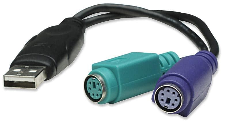 Adattatore USB a doppio PS/2 in  Scontolo.net - Potenza, commercioVirtuoso.it