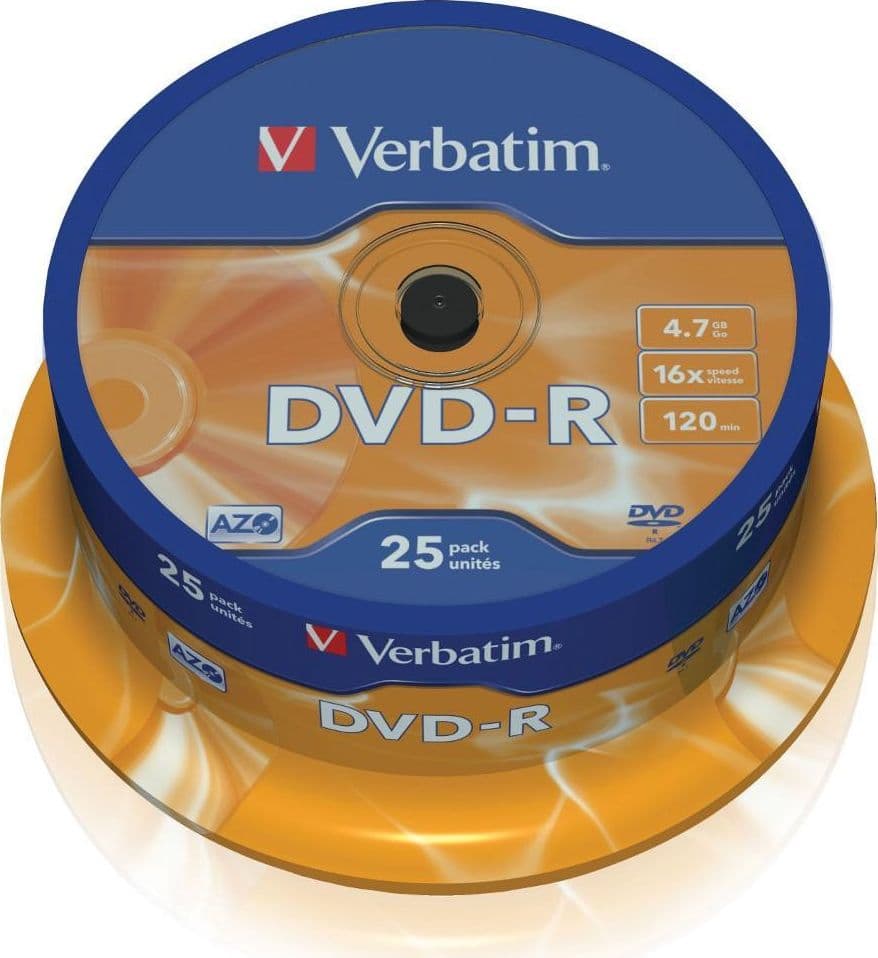 Campana 25 DVD-R Matt Silver 4.7GB in  Scontolo.net - Potenza, commercioVirtuoso.it