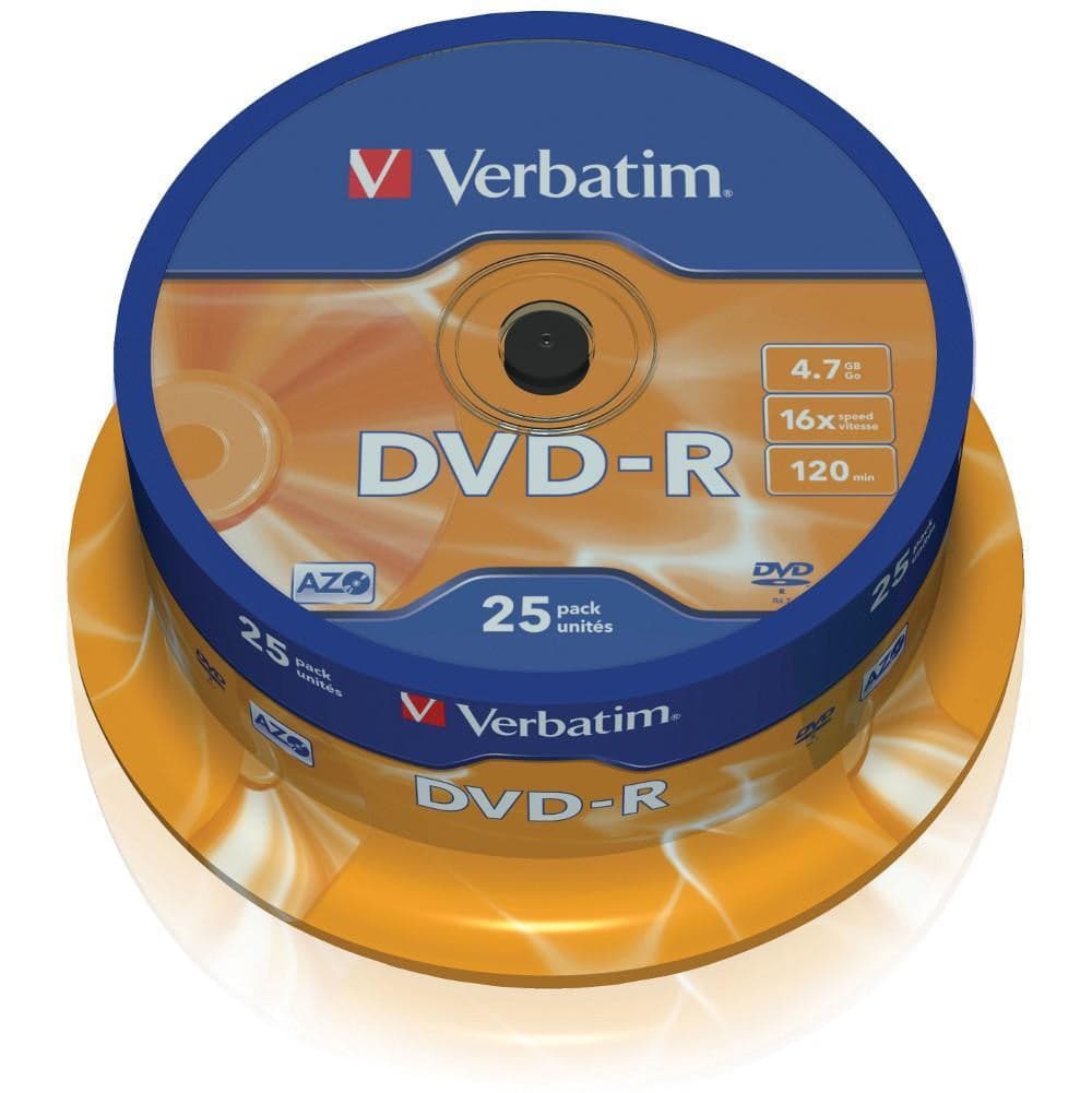 Campana 25 DVD-R Matt Silver 4.7GB in  Scontolo.net - Potenza, commercioVirtuoso.it